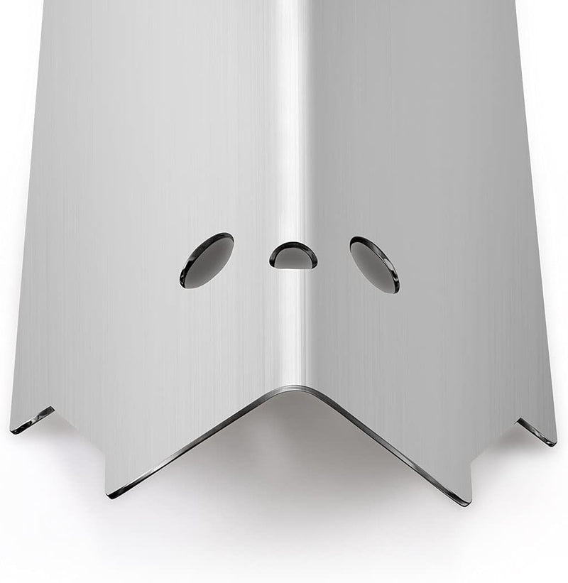 Stainless Steel Grill Heat Plate Shield Burner Cover Heat Tent Flame Tamer, BBQ Gas Grill Replacement Parts for Dyna-Glo 3 Burner Open Cart Propane DGC310CNP-D, DGC310BNP-D, 13 7/10 × 3 1/5”