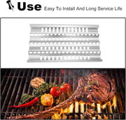 18” Grill Heat Plates Shield Grill Burners Radiant Tray for DCS Grills 27DBQR, DCS 36 BGB36-BQARL, 48 BGB48-BQARL, 30 BGB30-BQR-L, Dynamic Cooking Systems Gas Grill Replacement Parts