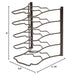 Deco Brothers Pan Organizer Rack for Kitchen Cabinet and Counter, Bronze - Grill Parts America