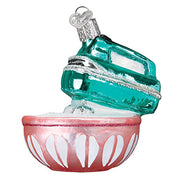 Old World Christmas Glass Blown Ornament Hand Mixer (32294) - Grill Parts America