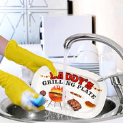 BBQ Daddys Grilling Platter Gifts for Dad Fathers Day Gift Barbecue Serving Tray Plate Dishes Birthday Men Grandpa Outdoor Indoor - Grill Parts America