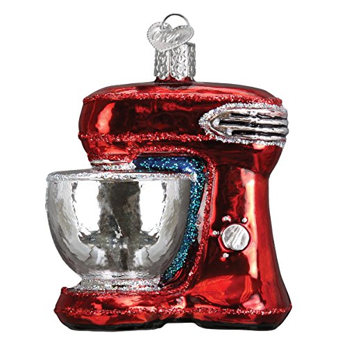 Old World Christmas Ornaments: Chef's Collection Glass Blown Ornaments for Christmas Tree, Mixer - Grill Parts America