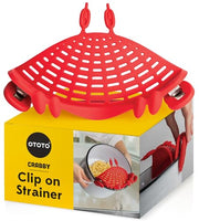 OTOTO Kitchen Colander - Kitchen Colander for Draining Pasta, Vegetables, Fruits, Kitchen Gadgets, Kitchen Gadgets, BPA Free (Crab) - Grill Parts America