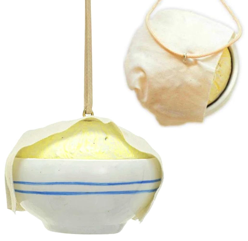 The Bridge Collection 2.25" Resin Sourdough in Proofing Bowl Bread Ornament - Rising Bread Hanging Christmas Ornament for Bakers - Kitchen Baking Ornament - Grill Parts America