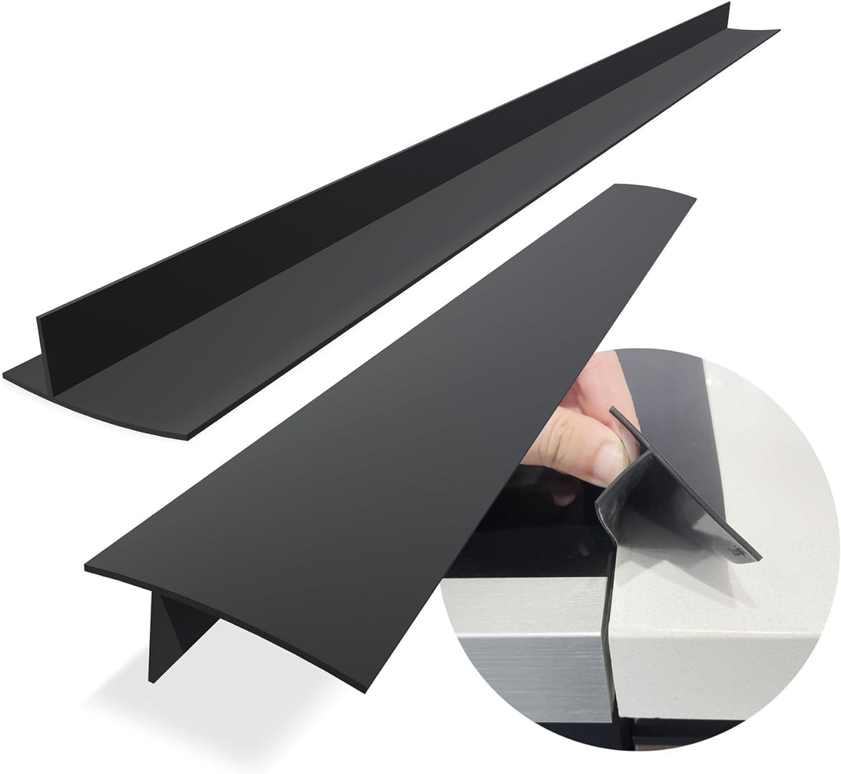 Silicone Stove Counter Gap Cover / Filler by Kindga 25