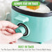 GreenLife 3-in-1 Breakfast Maker Station, Healthy Ceramic Nonstick Dual Griddles for Eggs Meat Sausage Bacon Pancakes and Breakfast Sandwiches, 2 Slice Toast Drawer, Easy-to-use Timer, Turquoise - Grill Parts America