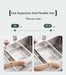 ZDRongZhen Kitchen Supply-Over The Sink Stainless Steel Retractable Kitchen Sink Basket -Wash Vegetables and Fruits, Drain Pasta and Dry Dishes,Extendable (Medium Silver) - Grill Parts America