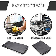 HauSun Handy Sliding tray Sliding Tray Mat for Coffee Maker,Kitchen Appliance Moving Caddy,Countertop Stoage for Air Fryer, Blender, Stand Mixer,Food Processors,2 Sets - Grill Parts America