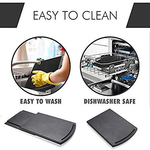 HauSun Handy Sliding tray Sliding Tray Mat for Coffee Maker,Kitchen Appliance Moving Caddy,Countertop Stoage for Air Fryer, Blender, Stand Mixer,Food Processors,2 Sets - Grill Parts America