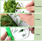 Herb Stripper, Jiaedge Green 9 holes Stainless Steel Kitchen Herbs Leaf Stripping Tool, Metal Herb Peeler for Kale, Collard Greens, Thyme, Basil, Rosemary Stripper - Grill Parts America