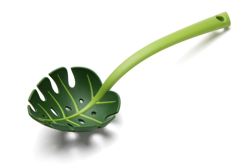 Jungle Spoon Monstera Ladle by OTOTO - BPA-Free Kitchen Spoon High Heat Resistant Nylon Spoon for Cooking for Nonstick Cookware Kitchen Tools & Utensils Spoon, Casserole Spoon - Grill Parts America