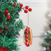 JOIEDOMI Hot Dog Food Blown Glass Large Christmas Ornaments for Christmas Tree Hanging Ornament Outdoor Christmas Decorations Indoor, Xmas Christmas Party Favors Supplies Cute Winter Presents Gift - Grill Parts America