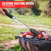 PARGRILL Grill Accessories Heavy Duty BBQ Set Gifts for Men/Women - Premium Stainless Steel Spatula, Fork, Brush & Tongs, Barbecue Utensils Tool Kit Gift for Grilling Lover Outdoor - Grill Parts America
