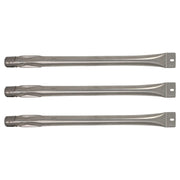 UpStart Components 3-Pack BBQ Gas Grill Tube Burner Replacement Parts for Kenmore 146.33588410 - Compatible Barbeque Stainless Steel Pipe Burners - Grill Parts America