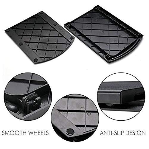 HauSun Handy Sliding tray Sliding Tray Mat for Coffee Maker,Kitchen Appliance Moving Caddy,Countertop Stoage for Air Fryer, Blender, Stand Mixer,Food Processors,2 Sets - Grill Parts America