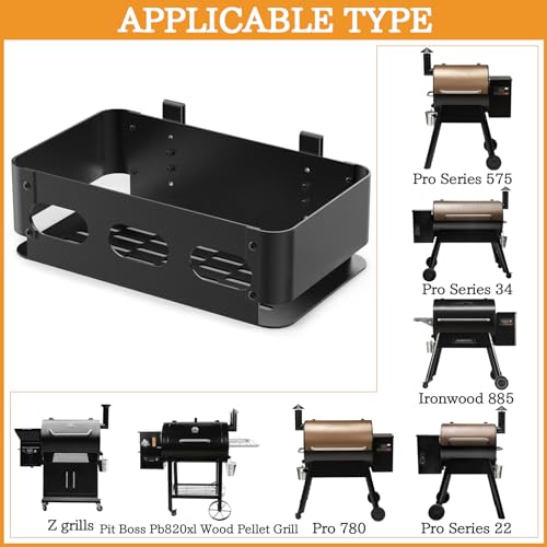 Storage Bin for Traeger Grills, Suit for Traeger ironwood 885, Pro series 34, Pro series 22, Pro D2 575, Pro 780, Ironwood 650, Z-grills, Pit boss - Grill Parts America