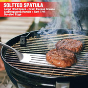 PARGRILL Grill Accessories Heavy Duty BBQ Set Gifts for Men/Women - Premium Stainless Steel Spatula, Fork, Brush & Tongs, Barbecue Utensils Tool Kit Gift for Grilling Lover Outdoor - Grill Parts America