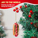 JOIEDOMI Hot Dog Food Blown Glass Large Christmas Ornaments for Christmas Tree Hanging Ornament Outdoor Christmas Decorations Indoor, Xmas Christmas Party Favors Supplies Cute Winter Presents Gift - Grill Parts America