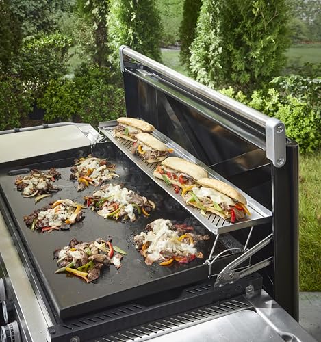 WEBER GRIDDLE SLATE 36IN WRMING RCK/RSTNG TRAY - Grill Parts America