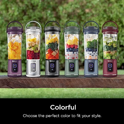 Ninja BC151EM Blast Portable Blender, Cordless, 18oz. Vessel, Personal Blender-for Shakes & Smoothies, BPA Free, Leakproof-Lid & Sip Spout, USB-C Rechargeable, Dishwasher Safe Parts, Forest Green - Grill Parts America