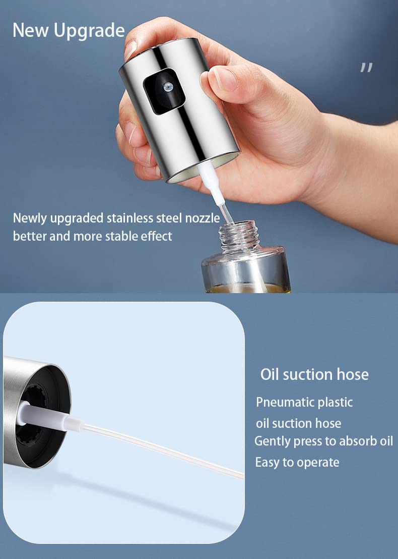 NIKKIER Oil Sprayer for Cooking,100ml Olive Oil Spritzer,Oil Sprayer for Air Fryer, Salad,BBQ,Roasting - Grill Parts America