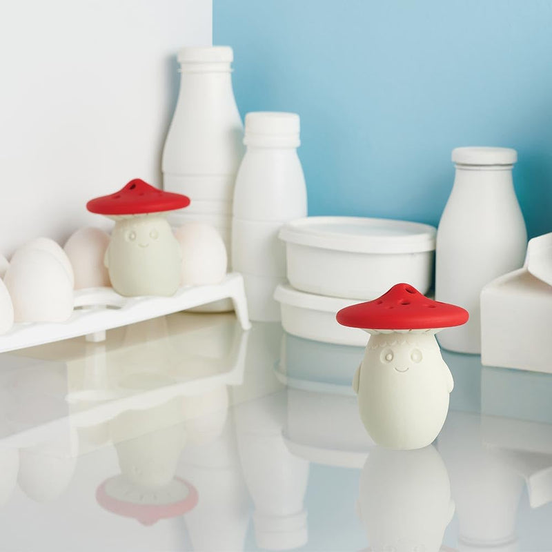 Fridge Deodorizer by OTOTO - Baking Soda Fridge, Refrigerator Deodorizer, Baking Soda Odor Absorber, Cute Gifts, Cute Kitchen (Mushroom) - Grill Parts America