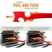 Silicone Oven Rack Push Pull Tool with Longer Handle, Shelf Puller for Air Fryer Toaster Ovens and Kitchen Oven, Stick with Hook Tool for Small Kitchen Appliances, Cool Kitchen Gadgets and Accessories - Grill Parts America
