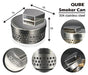 QUBE BBQ Smoker Box - Barbecue Grilling Accessories, Add Smokey BBQ Flavor on Gas Grill or Charcoal Grills with This Stainless Steel Smoker Box - Grill Parts America
