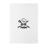 R HORSE Father Grill Platter Gift Grandpa BBQ Serving Tray Plate White Oval Serving Dishes Grandpa Men Father Day Birthday Christmas New Year Gift for Salad Dessert Appetizers Outdoor Indoor Cooking - Grill Parts America