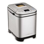 Cuisinart Bread Maker Machine, Compact and Automatic, Customizable Settings, Up to 2lb Loaves, CBK-110P1, Silver,Black - Grill Parts America