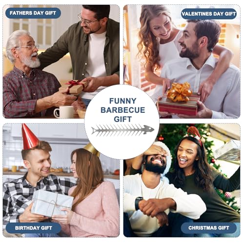 Unique Kabob Skewers for Grilling Rack - BBQ Accessories Grill Stand Tool Mens Gift, Vegetable Barbecue Holder for Christmas Dad Gift Idea, Gift for Fathers Day, Valentines, Birthday, Stocking Stuffer - Grill Parts America