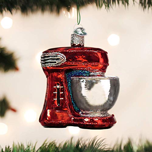Old World Christmas Ornaments: Chef's Collection Glass Blown Ornaments for Christmas Tree, Mixer - Grill Parts America