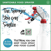 Bar5F Spray Bottles (16-Ounce, 2 Pack) for BBQ Grilling Smoking & Baking Food Grade Grill Spritzer Meat Smoker Butchers Tools & Chef Gadgets - Grill Parts America