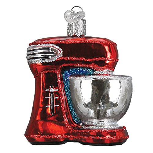 Old World Christmas Ornaments: Chef's Collection Glass Blown Ornaments for Christmas Tree, Mixer - Grill Parts America