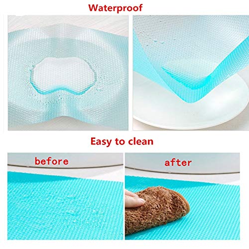 AKINLY 9 Pack Refrigerator Mats,Washable Fridge Mats Liners Easy to Clear Fridge Pads Mat Shelves Drawer Table Mats Refrigerator Liners for Shelves,3Red/3Green/3Blue - Grill Parts America