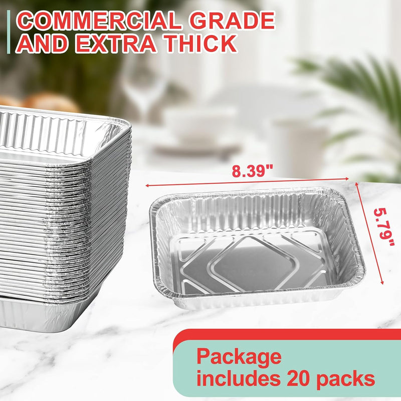 20 Pack Drip Pans Liners for Most Monument Grills 24367 13762 Accessories