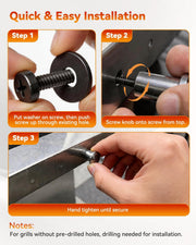 6-Pack Grill Tool Hooks for Charbroil 9466065W24 & 5667408R06