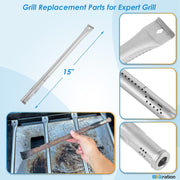 Replacement Parts Kit for Expert Grill 3 Burner 720-0988EC, Heat Shield and Burner Kit for Expert Grill Parts 720-0988EG, Expert Grill Replacement Parts 3 Burner XG1136207123009