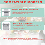 Full Size Griddle Insert for Blaze 4/5 Burner BLZ-4LTE BLZ-5 Gas Grills