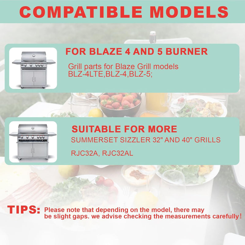 Full Size Griddle Insert for Blaze 4/5 Burner BLZ-4LTE BLZ-5 Gas Grills