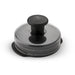 Weber Hamburger Press, for uniform burger patties, for preparing 200 & 120g patties, removable handle for easy storage, dishwasher safe - Black (6400) - Grill Parts America