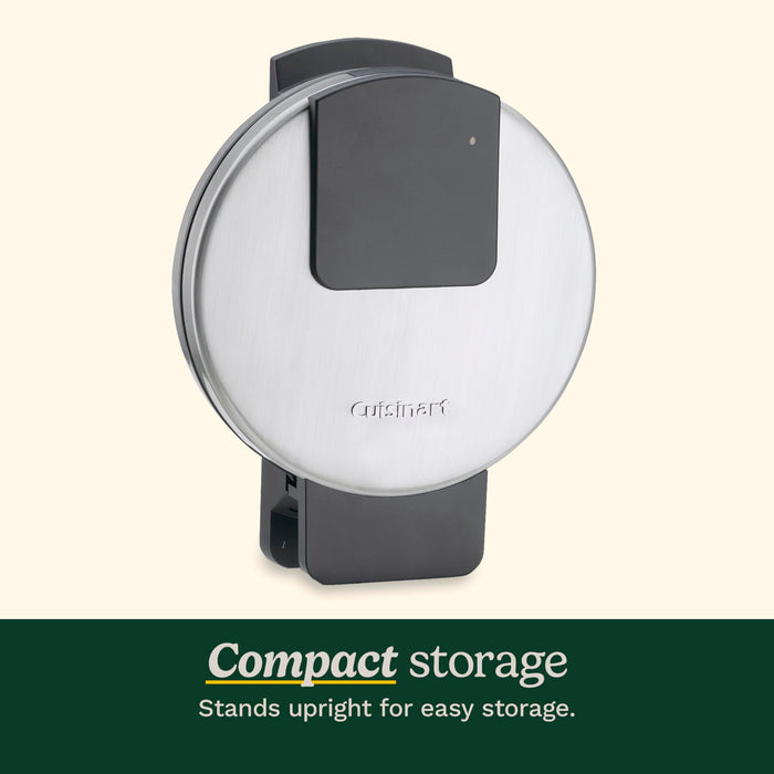 Cuisinart WMR-CAP2 Round Classic Waffle Maker, Brushed Stainless,Silver - Grill Parts America