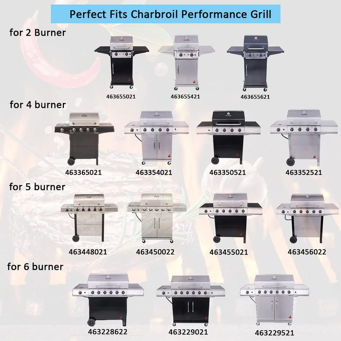 Grillroste Aus Gusseisen Für Charbroil Performance 2-Brenner – Ersatzrost 43,2 Cm