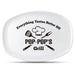 R HORSE Father Grill Platter Gift Grandpa BBQ Serving Tray Plate White Oval Serving Dishes Grandpa Men Father Day Birthday Christmas New Year Gift for Salad Dessert Appetizers Outdoor Indoor Cooking - Grill Parts America