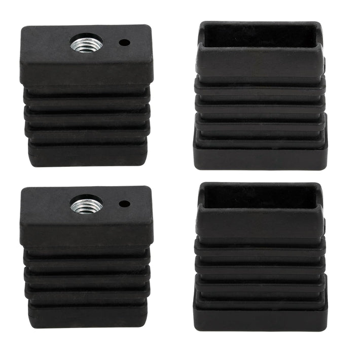 G408-0036-W1 Grill Caster Socket Replacement Parts for Charbroil Wheel 463243518 463342119 463245917 463240115 Rectangular Caster Socket Insert Gas Grill Caster Inserts 7/16" Inside Stem - Grill Parts America