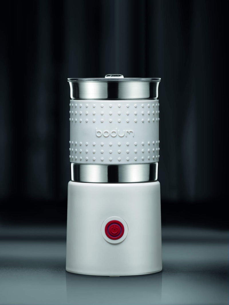 Bodum Bistro Electric Milk Frother, 13.5 Ounce, White - Grill Parts America