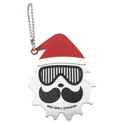 Santa Claus BBQ Grill Scraper, Stocking Stuffers for Men,Grill Cleaning Tool,Safe Bristle Free Grill Fits Almost Any Grill, Grill Accessories, Ideal Gifts for Christmas, for Men - Grill Parts America