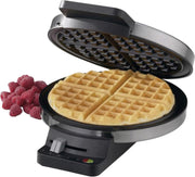 Cuisinart WMR-CAP2 Round Classic Waffle Maker, Brushed Stainless,Silver - Grill Parts America