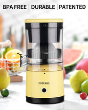 Electric Juicer Rechargeable - Citrus Juicer Machines with USB and Cleaning Brush Portable Juicer for Orange, Lemon, Grapefruit - Grill Parts America