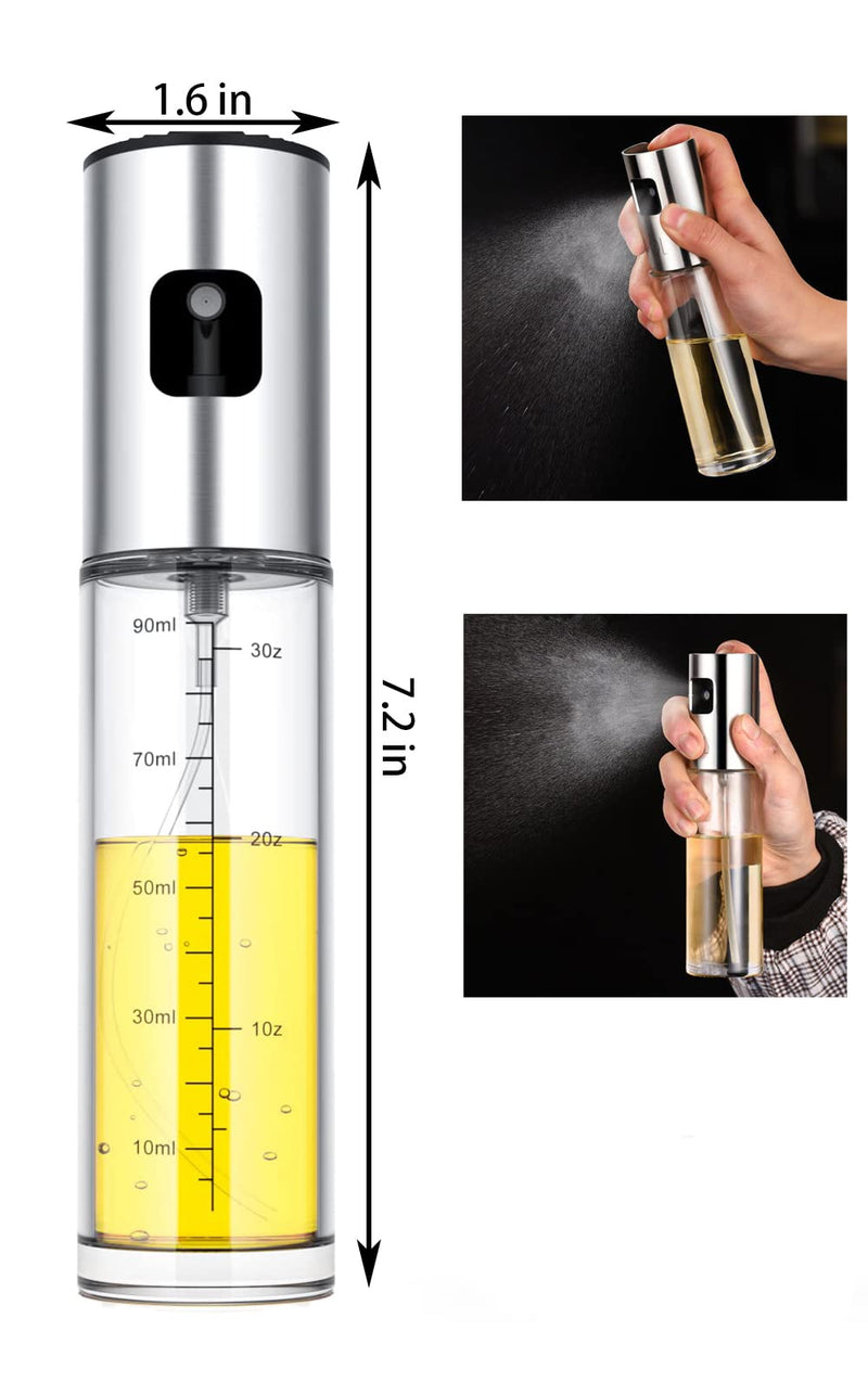 NIKKIER Oil Sprayer for Cooking,100ml Olive Oil Spritzer,Oil Sprayer for Air Fryer, Salad,BBQ,Roasting - Grill Parts America